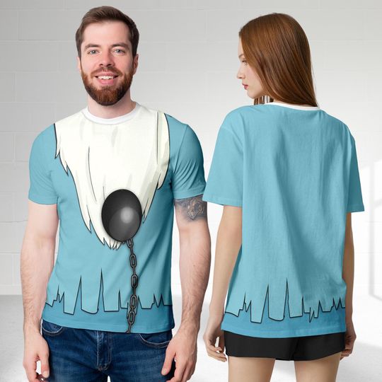 Haunted Mansion 3D Shirt, Gus Hitchhiking Ghosts Costume T-Shirt