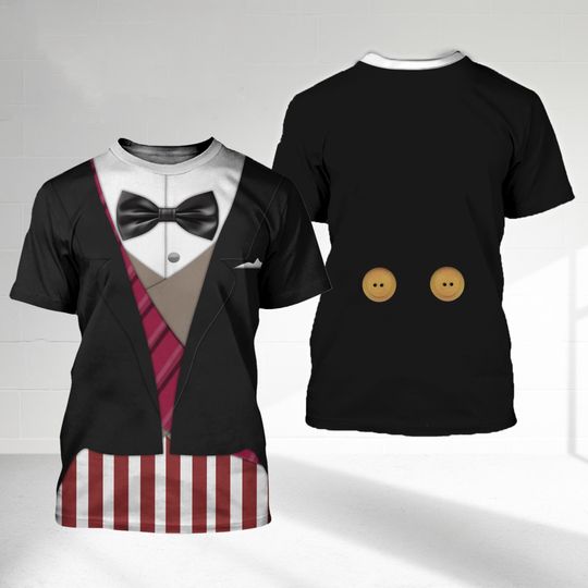 The Haunted Mansion Movie Ghost Costume, The Guy Suit 3D Cosplay T-shirt