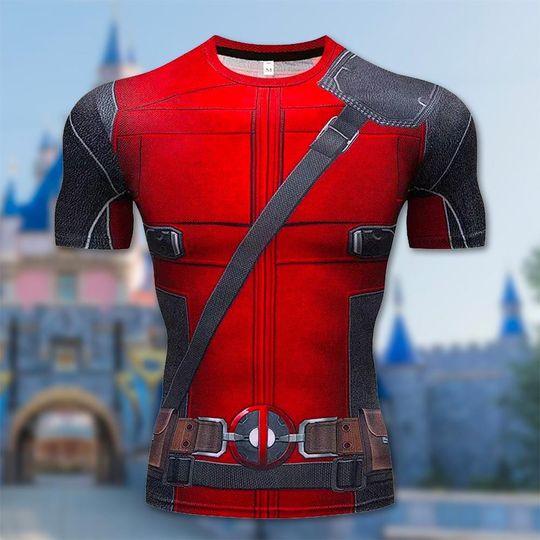 Superhero Deadpool Hoodie, Deadpool & Wolverine 3D Adult T-shirt Hoodie