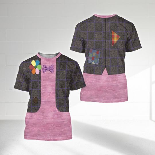 Bing Bong Unisex Costume T-shirt, Inside Out Bing Bong Cosplay Costume Shirt