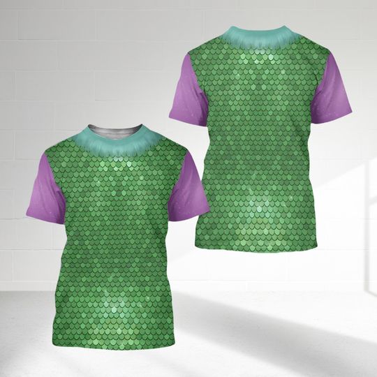 Monsters Inc 3D T-Shirt, Celia Mae Monster Cosplay Costume Tee