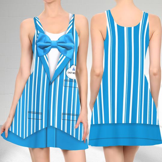 Discover The Dapper Dans Blue Skater Dress, Dapper Dans Cast Member Skater Dress, Dapper Dans Blue Dress, Dapper Dans Cast Member Dress Gift