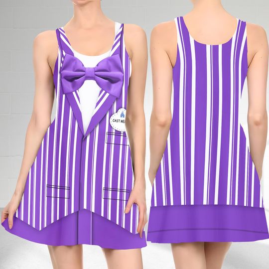 Discover The Dapper Dans Purple Skater Dress, The Dapper Dans Cast Member Skater Dress, Dapper Dans Purple Dress, Cast Member Dress Gift