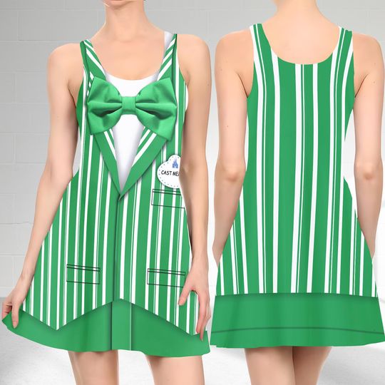 Discover The Dapper Dans Green Skater Dress, The Dapper Dans Cast Member Skater Dress, Dapper Dans Green Dress, Cast Member Dress Gift