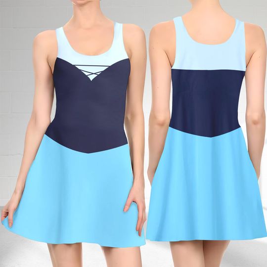 Discover Ariel Princess 3D Cosplay Costume Skater Dress, The Little Mermaid And Dress, Ariel The Little Mermaid Mom Daughter Dress, Ariel Dress Gift