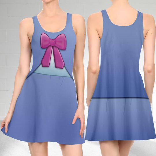 Fairy Godmother 3D Cosplay Costume Skater Dress, Cinde And Dress, Fairy Godmother Cinde Mom Daughter Dress, Fairy Godmother Dress