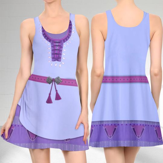 Asha Inspired Wish 3D T-shirt, Wish Movie All Over Print Shirt And Dress, Asha Wisht Mom Daughter Dress, Asha Dress, Wish Dress Gift