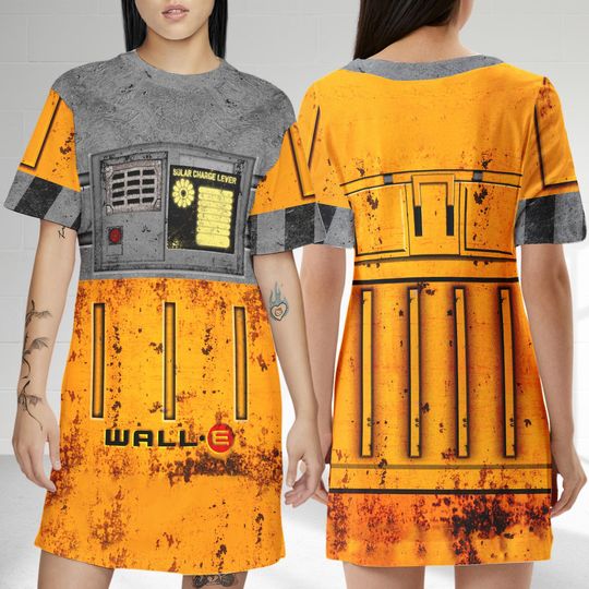 Discover Wall-E Fictional Galaxy Robot Dress T-shirt, Wall-E Movie Dress, Wall-E Fictional Galaxy Robot Dress, Wall-E Robot Dress Gift, Gift For Mom