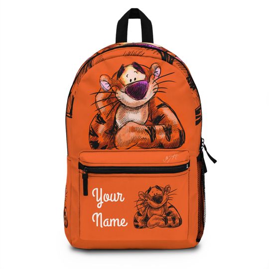 Discover Unique Cartoon Character Backpack for School or Travel,reative art bag, trendy kids backpack, cute cartoon tote, school-ready bag,
