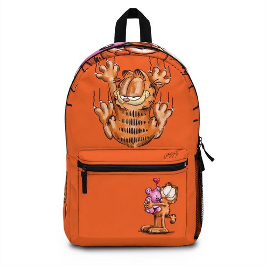 Discover Personalized Cartoon Character Backpack  Custom Name, Unisex Bag for Kids & Adults | Birthday Gift | School Bag