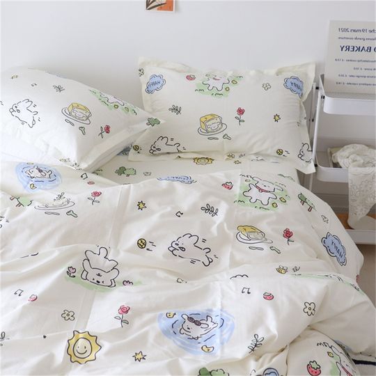 Discover Cartoon Dog Bedding Set Cute Duvet Cover Set | Bedding Cotton Bedding Custom Comforter Cover Back to School