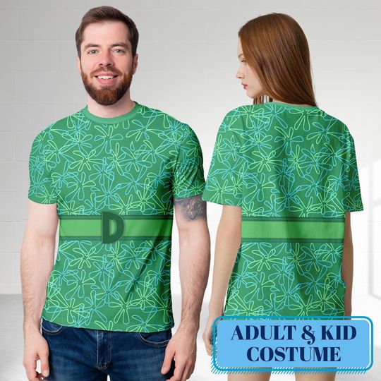 Disgust Inside Out 3D T-Shirt, Inside Out 2 All Over Print Shirt, Disgust Costume T-Shirt