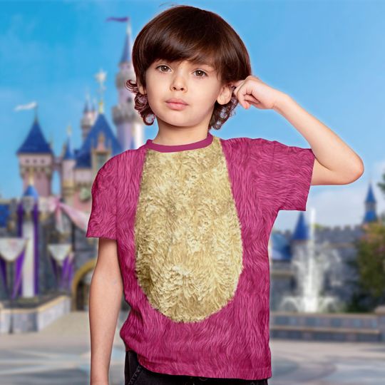 Lotso Bear Shirt, Pink Bear Costume Cosplay 3D Shirt, Toy Story Halloween