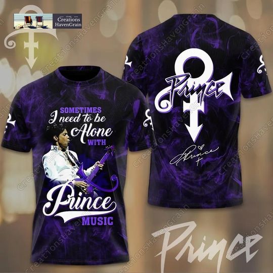 Discover Prince Singer 3D Shirt, Sometimes I Need To Be Alone t-Shirt, Prince Rock Music Hoodie