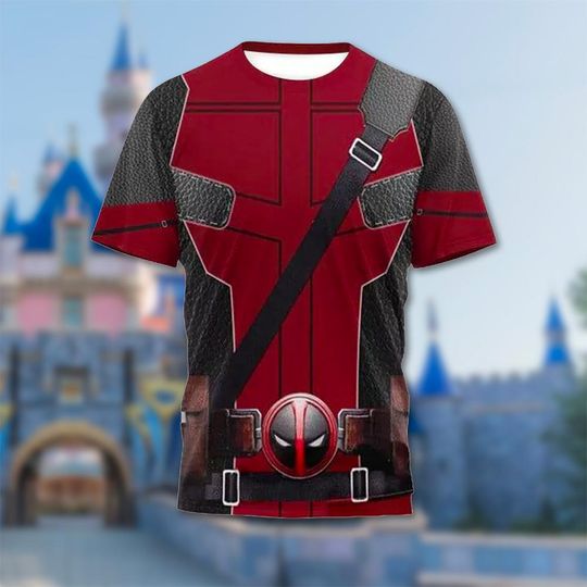 Wade Wilson Deadpool Hoodie, Deadpool 3: Deadpool & Wolverine 3D Adult T-shirt Hoodie
