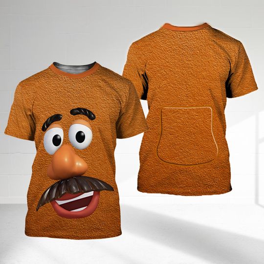 Discover Potato Men Head Shirts, Potato Toy Costume Cosplay 3D T-Shirt