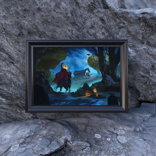 Discover Disney Halloween Sleepy Hollow Poster - Autumn Dcor - Halloween Gift