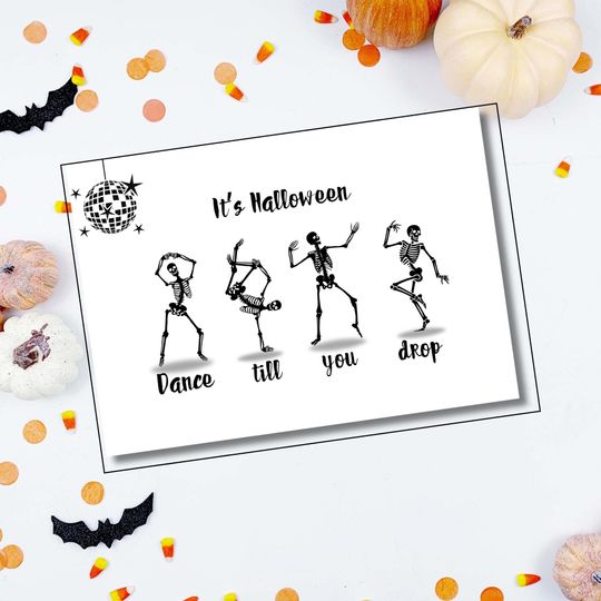 Discover Halloween Poster Print for Halloween Decor HALLOWEEN PRINTABLE Wall Print Halloween