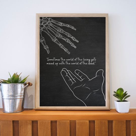 Discover Halloween Poster Print | The Others Movie Theme Print | Scary Movie Theme Quotes