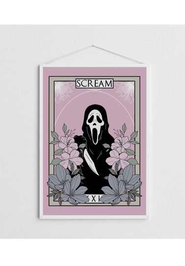 Scream Print, Cult Classic Print, Halloween Poster, Halloween Movie Poster