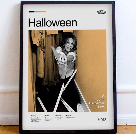 Discover A4 A3 halloween 1978 movie film poster art print john carpenter 70s 80s