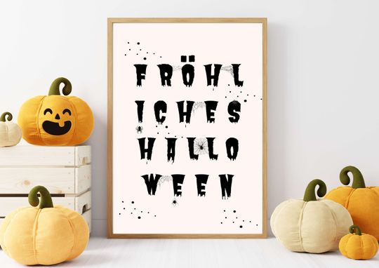 Discover 7 Halloween Posters Collection for Instant Room Decor | Children's room