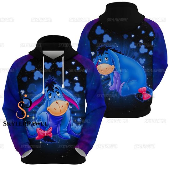 Eeyore Hoodie, Disney Eeyore Shirt, Winnie The Pooh Hoodie, Disney Eeyore Sweatshirt, Cute Eeyore Hoodie, Winnie The Pooh Gift