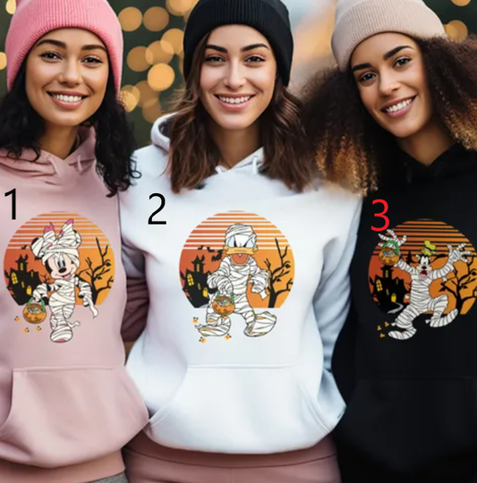 Discover Mickey's Halloween Party Hoodie, Haunted Disney: Mickey, Minnie, and Friends, Halloween Adventures with Disney Characters