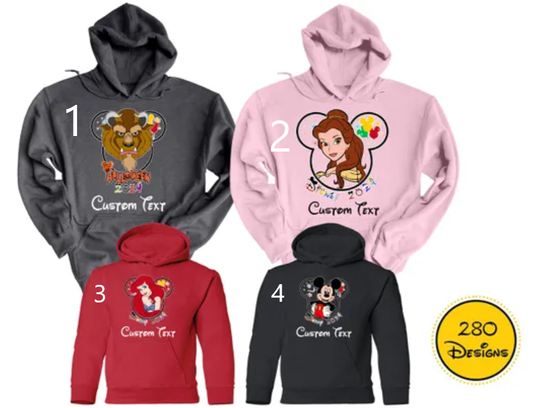 Disney family hoodies, Disney hoodies, Disney family hoodies matching 2024, Disney trip hoodie, Disney world Shirt. Disney hoodie