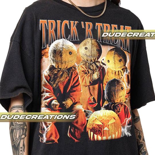 Discover Limited Trick 'R Treat Vintage T-Shirt, Shirt Gift For Woman and Man Unisex T-Shirt GP02