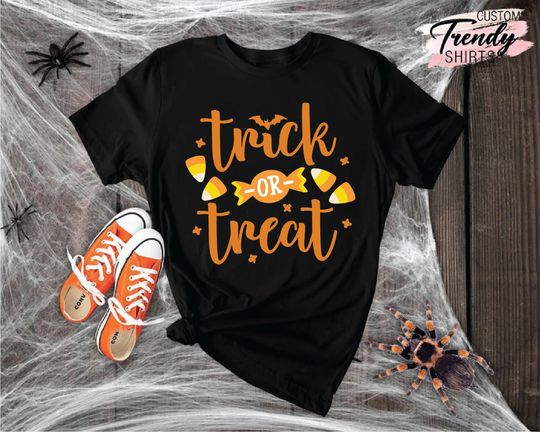 Discover Halloween Candy Shirt, Trick or Treat Shirt, Halloween Gift, Halloween Shirt Kids, Halloween Kids Gifts, Womens Halloween Shirt,Spooky Shirt