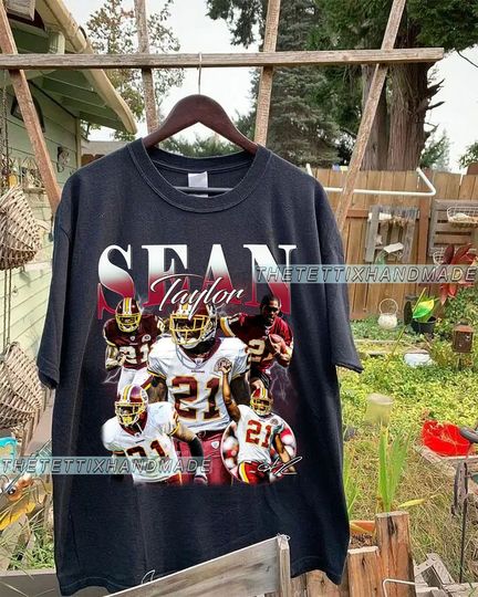 Discover Vintage 90s Graphic Style Sean Taylor T-Shirt, Sean Taylor Shirt, Washington  Football Shirt, Vintage Sport Shirt