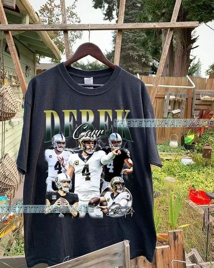 Discover VintageDerek Carr T-Shirt,Derek Carr Shirt, Las Vegas Football Shirt, Vintage Sport Shirt