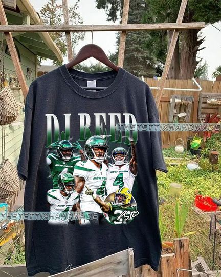 Discover Vintage 90s Graphic Style  DJ Reed T-Shirt, DJ Reed t Shirt, Detroit Football Shirt, Vintage Sport Shirt