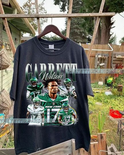 Discover Vintage Garrett Wilson T-Shirt, Garrett Wilson Shirt, Kansas City Football Shirt, Vintage Sport Shirt