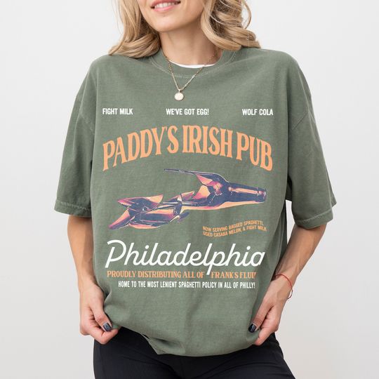 Discover Retro Always Sunny Graphic T-Shirt, It's Always Sunny in Philadelphia TV Show Merch, Vintage Paddy's Irish Pub Bar Restaurant Tee Shirt