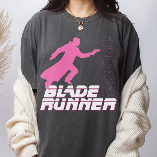Blade Runner Movie Shirt, Retro 80s Action Sci-Fi Film Memorabilia Graphic Shirt, Harrison Ford Ridley Scott, Movie Lover Gift for Dad