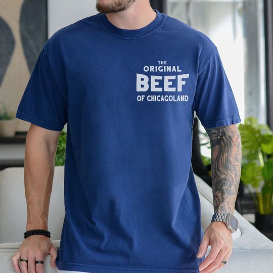 Discover The Original Beef of Chicagoland T-Shirt, Chicago Restaurant from The Bear TV Show Logo, Jeremy Allen White Television Series Memorabilia