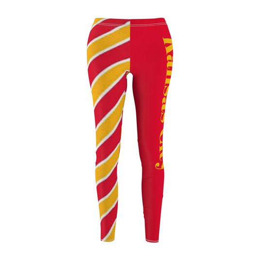 Kansas City Women's Leggings,  Chiefs Leggings, Women's Leggings,  Cute Leggings,  Yoga Pants, Gift, Kansas City chiefs Leggings