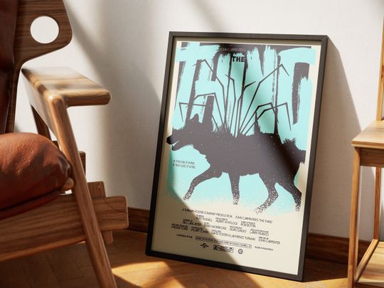 Discover The Thing Movie Poster, Vintage 80s Horror Movie Poster, John Carpenter's The Thing Alternate PRint
