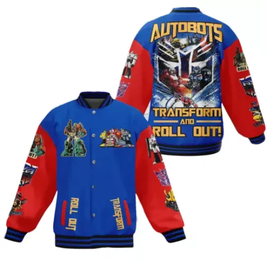 Discover The Rise Of The Beast Autobots Transformer And Roll Out Baseball Jacket