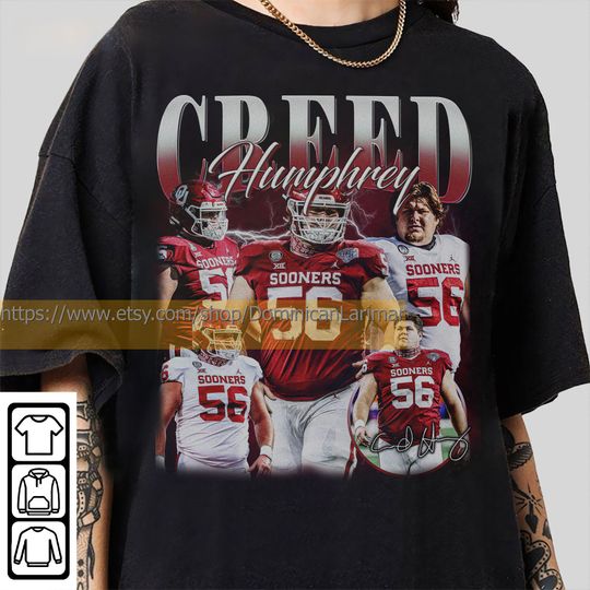 Discover Vintage 90s Graphic Style Creed Humphrey T-Shirt, Creed Humphrey Shirt, Kansas City Football Shirt, Vintage Oversized Sport Shirt
