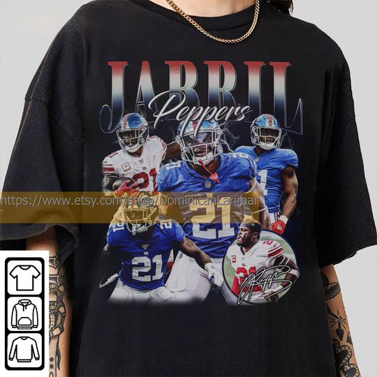 Discover Vintage 90s Graphic Style Jabrill Peppers T-Shirt, Jabrill Peppers Shirt,New England Football Shirt,Vintage Oversized Sport Shirt