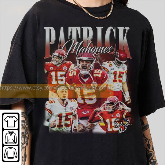 Discover Vintage 90s Graphic Style  Patrick Mahomes T-Shirt,  Patrick Mahomes Shirt, Kansas City Football Shirt, Vintage Oversized Sport Shirt