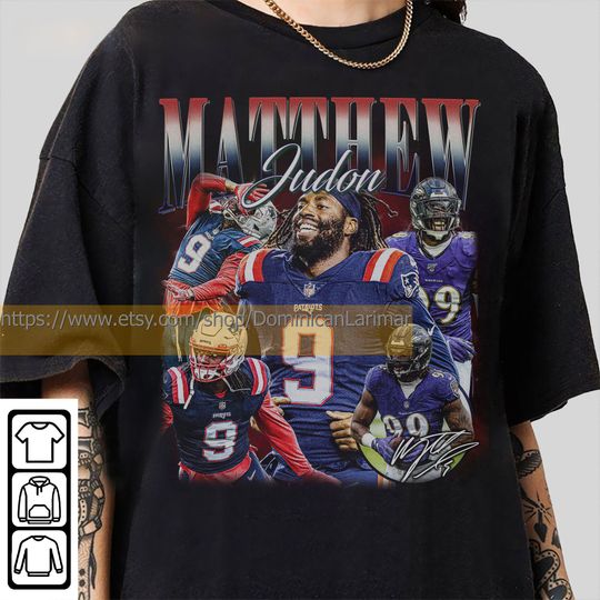 Discover Vintage 90s Graphic Style Matthew Judon T-Shirt, Matthew Judon  Shirt, New England Football Shirt, Vintage Oversized Sport Shirt