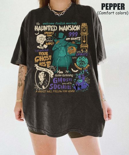 Vintage Haunted Mansion Shirt, Disney Halloween Shirt, Spooky Season