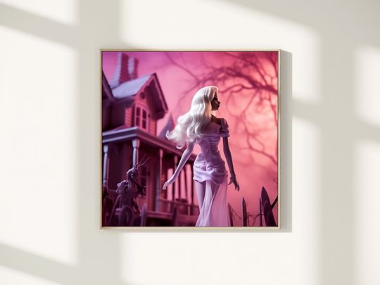 Discover Pink Halloween Decor Spooky Witch Decor Pastel Goth Pink Halloween