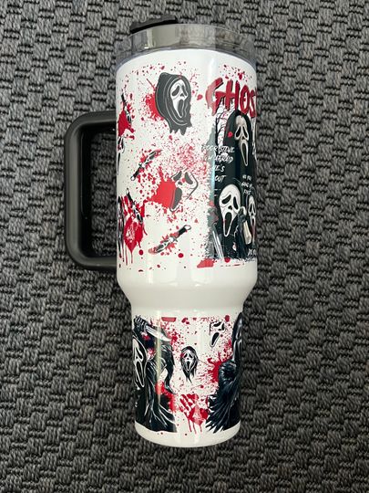 Discover Horror Movies 40oz Tumbler , Halloween Tumbler 40oz , Halloween Horror 40oz Tumbler , Horror Characters 40oz Quencher Tumbler