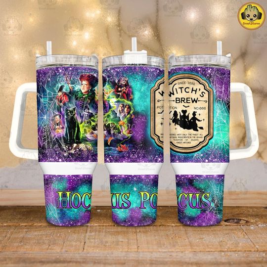 Discover Halloween Witches Sisters 40 oz Quencher Tumbler , I Smell Children 40oz Tumbler