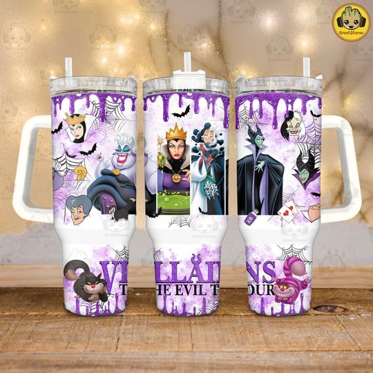 Discover Halloween Villains 40 oz Quencher Tumbler , Evil Witches 40oz Tumbler